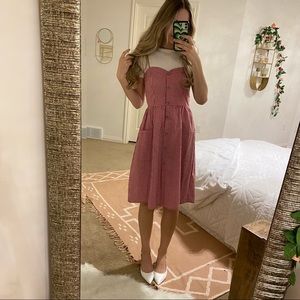 Cute Gingham midi dress